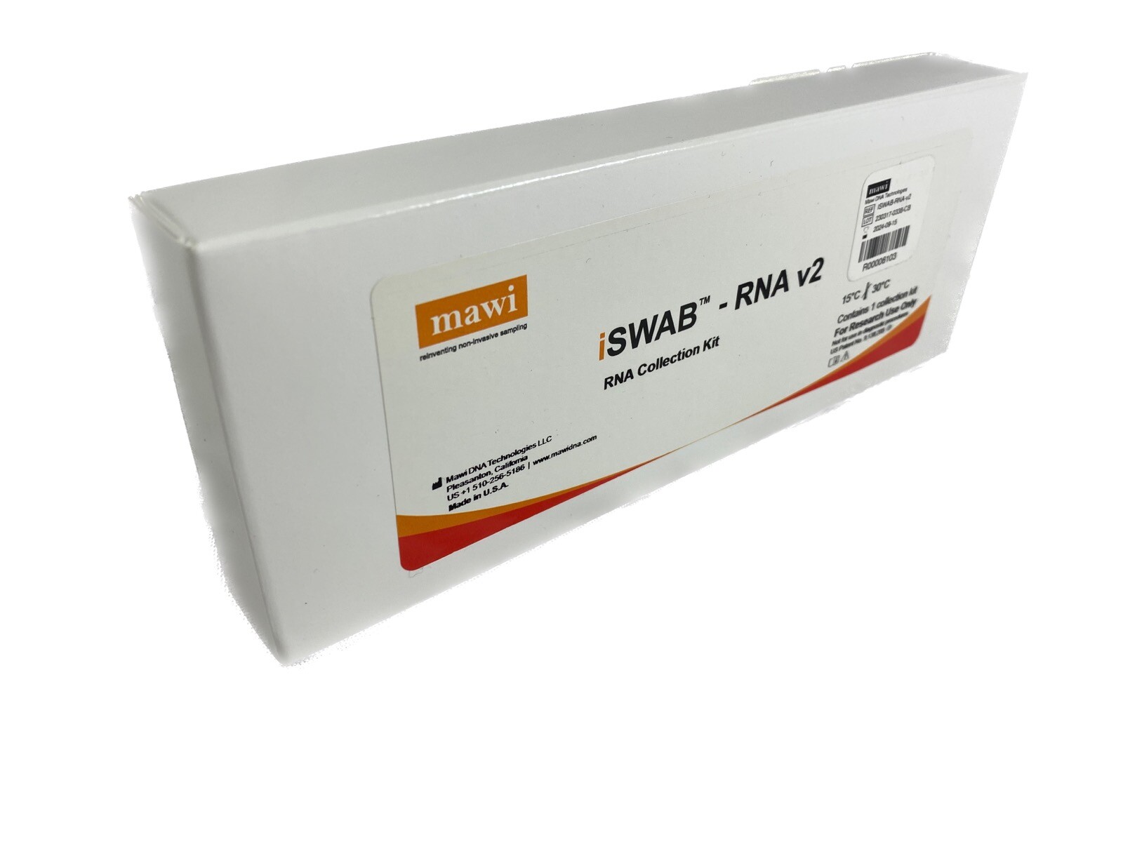 MAWI DNA TECHNOLOGIES ISWAB RNA Collection Kit ISWAB-RNA-v2 (1/pk)
