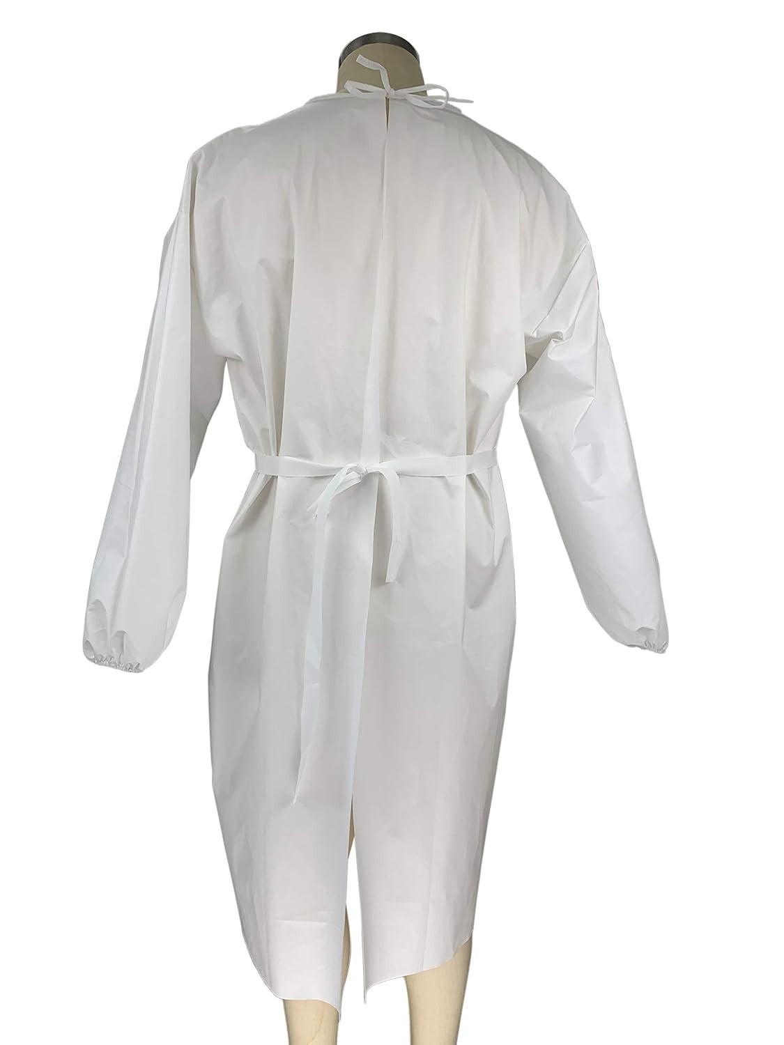 Knee-Length Disposable Isolation Gown – Unisex, Lightweight Protection for Ad…
