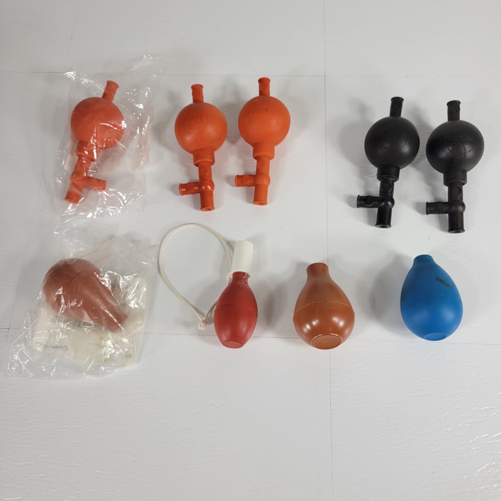 VWR, KARTELL 53502205 & 0344831 Assorted Pipet Fillers, 2-50ml, 60ml Bulbs