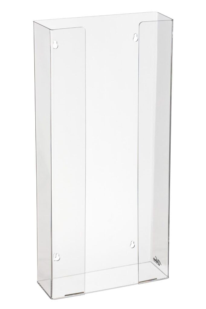 VivaEssentials Quad Glove Holder, Wall Mount or Standing Clear Acrylic Glove …