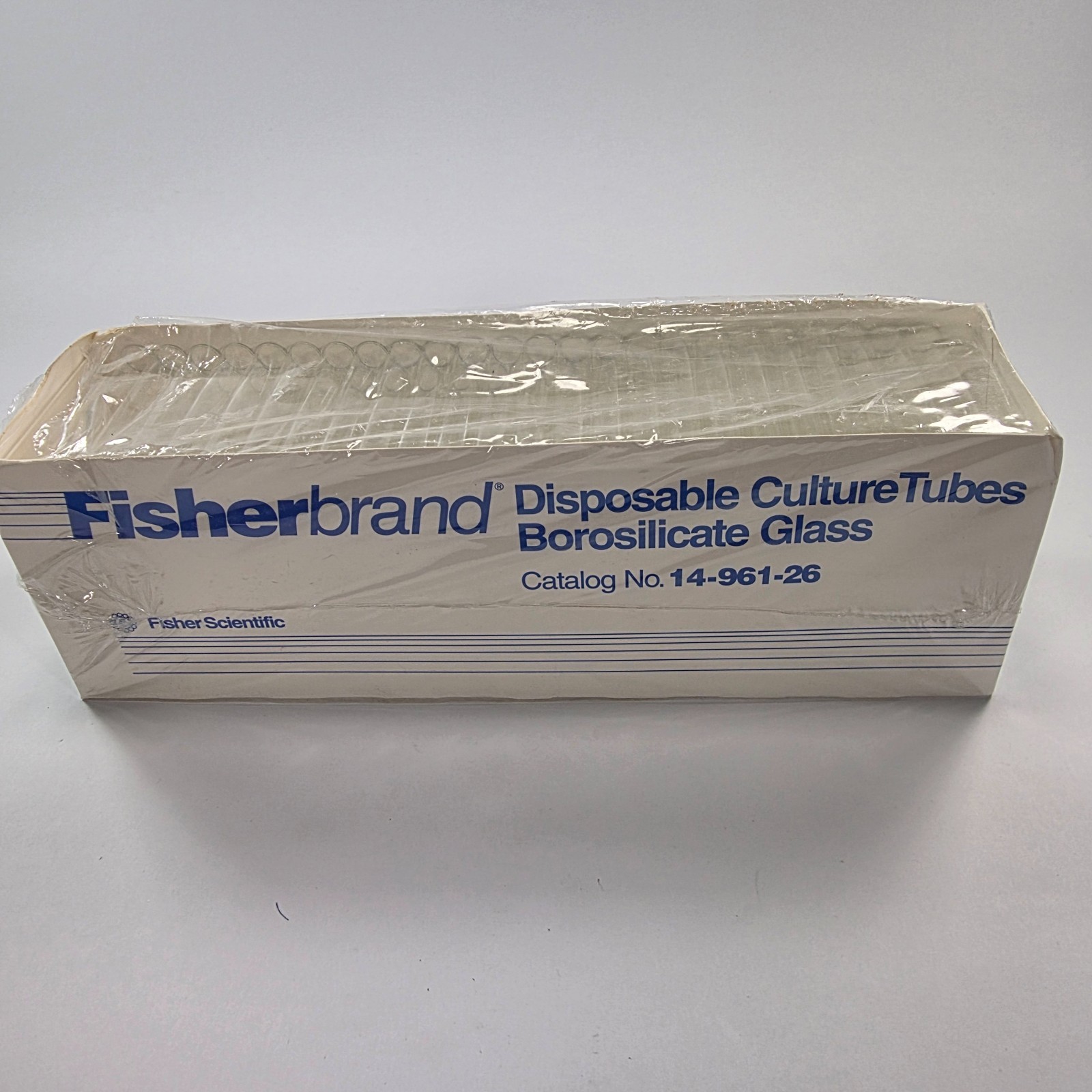Fisherbrand 14-961-26 Culture Tubes 12x75mm Borosilicate Glass Partial Box 6mL