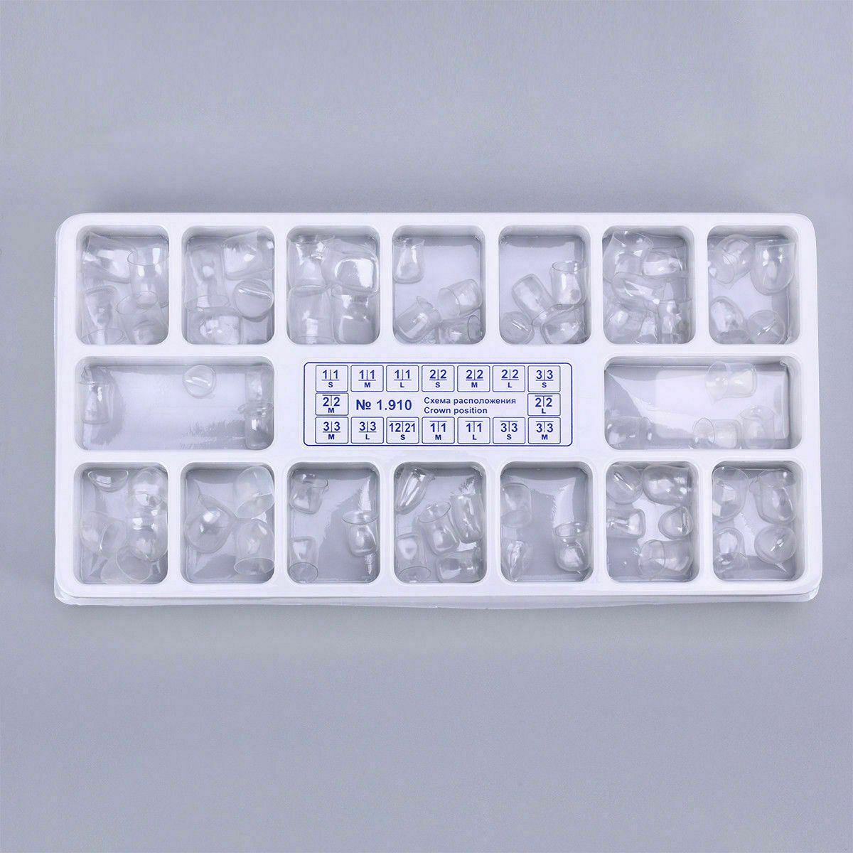 Dental Transparent Crown Anterior 64Pcs Matrices Matrix TOR Original 1.910 Adult