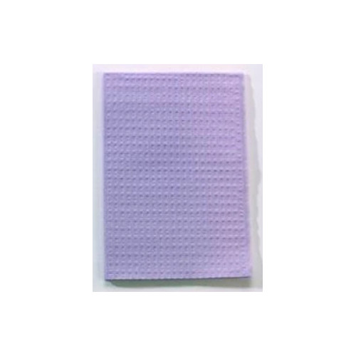 Tidi 917400 Dental Patient Bibs 13″ X 18» 3+1 Ply Paper Poly Lavender 500/Cs