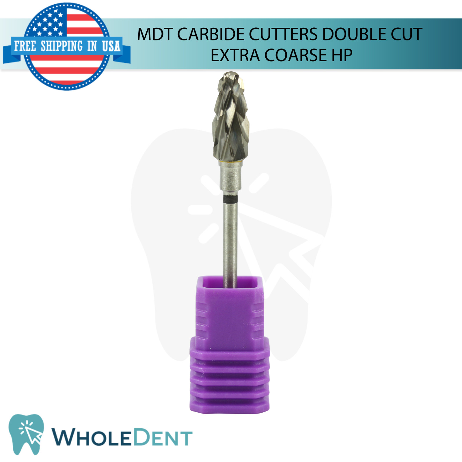 Dental MDT HP Carbide Cutters Double Cut Extra Coarse Bur Trimming Plaster Model