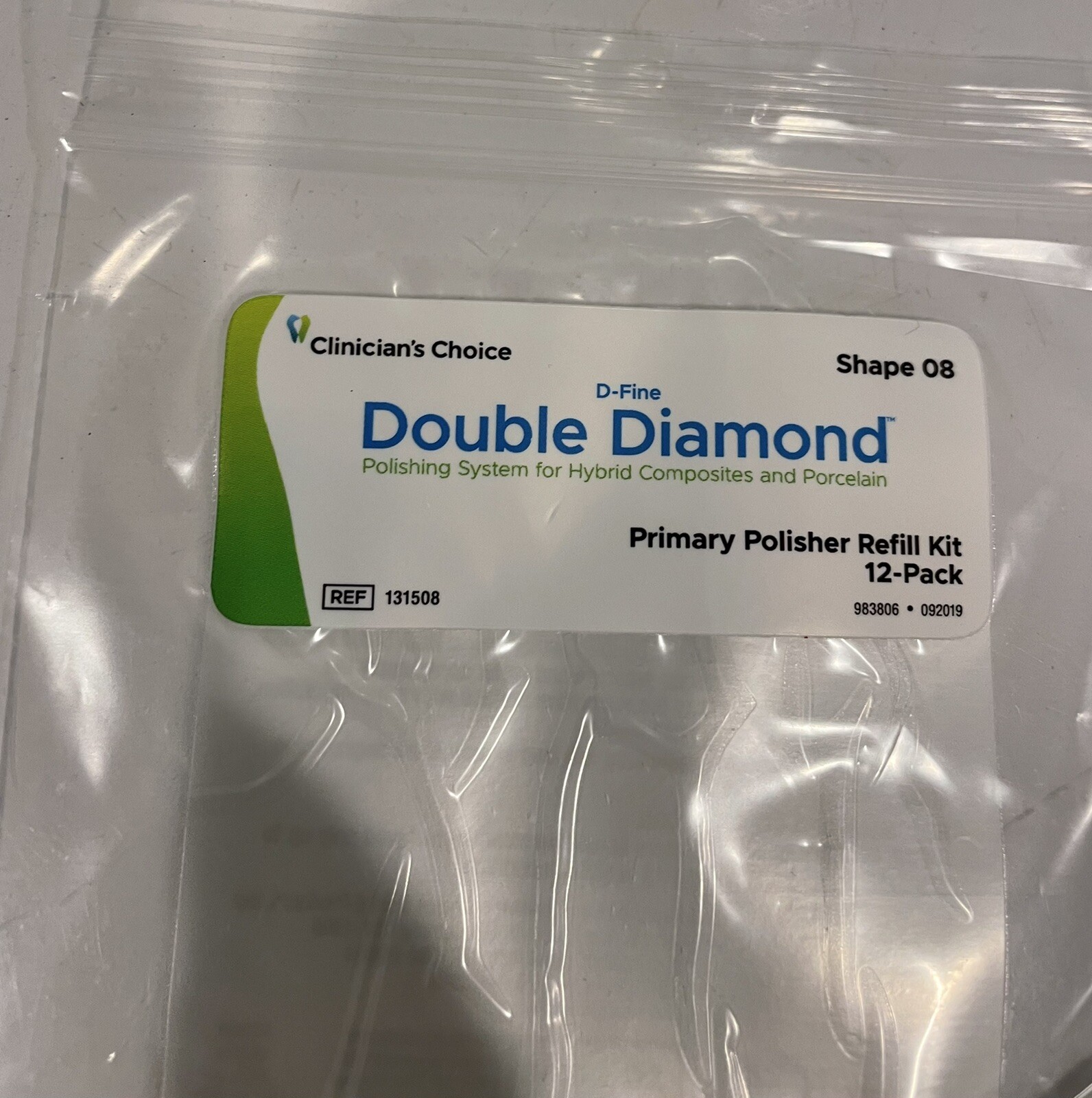 Clinicians Choice 131508 D Fine Double Diamond Primary Polisher 12PACK NEW!