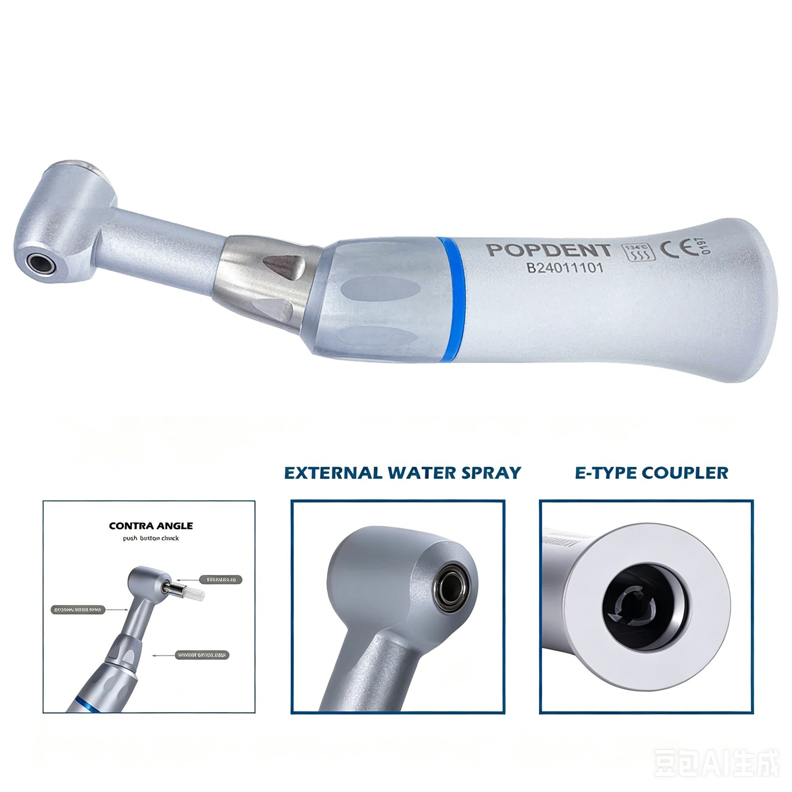NSK Styl Dental Low Speed Handpiece Contra Angle Smart Bur Smartburs Polymer Bur