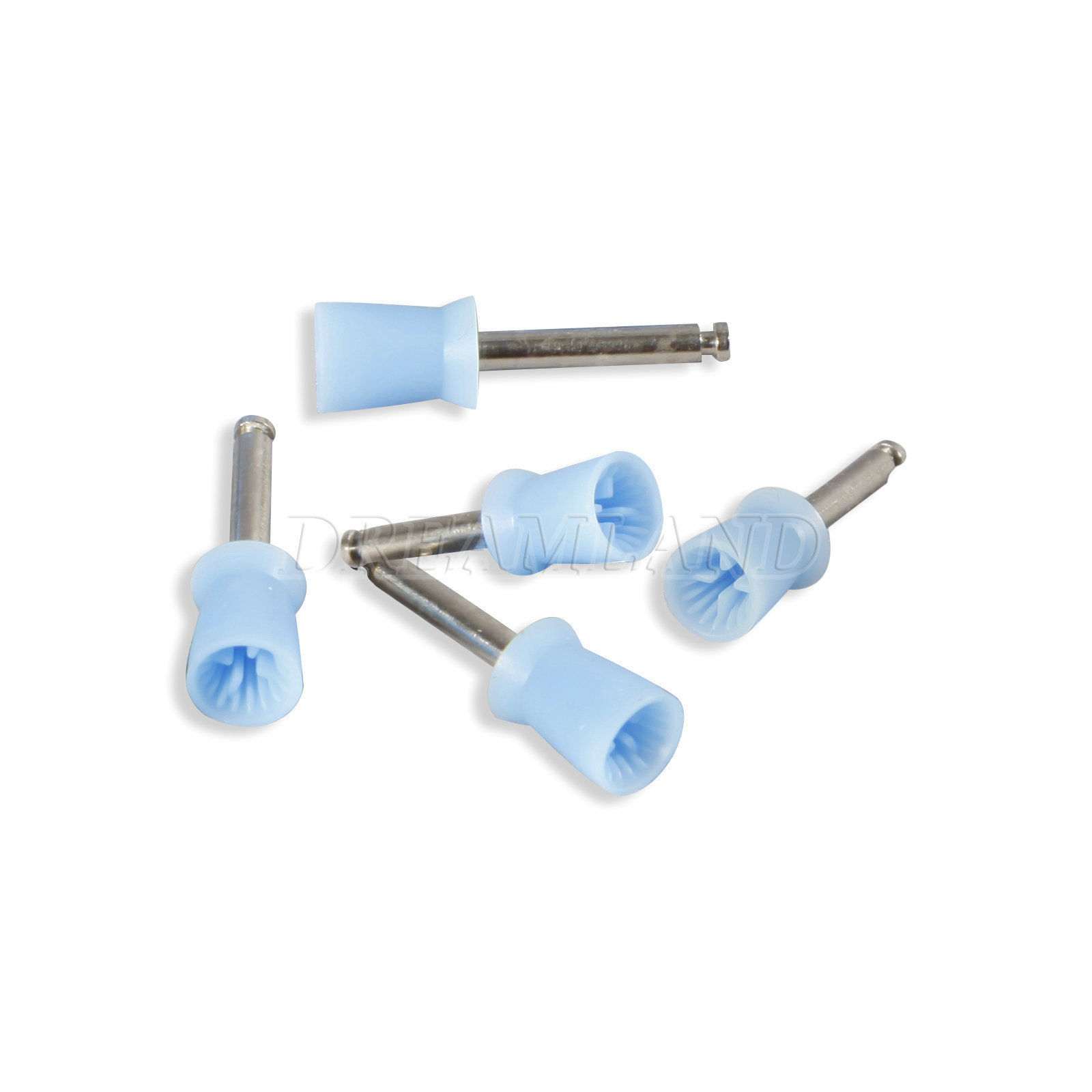 1000pcs/10 Boxes Dental Prophy Tooth Polish Polishing Cup Latch Type Rubber blue