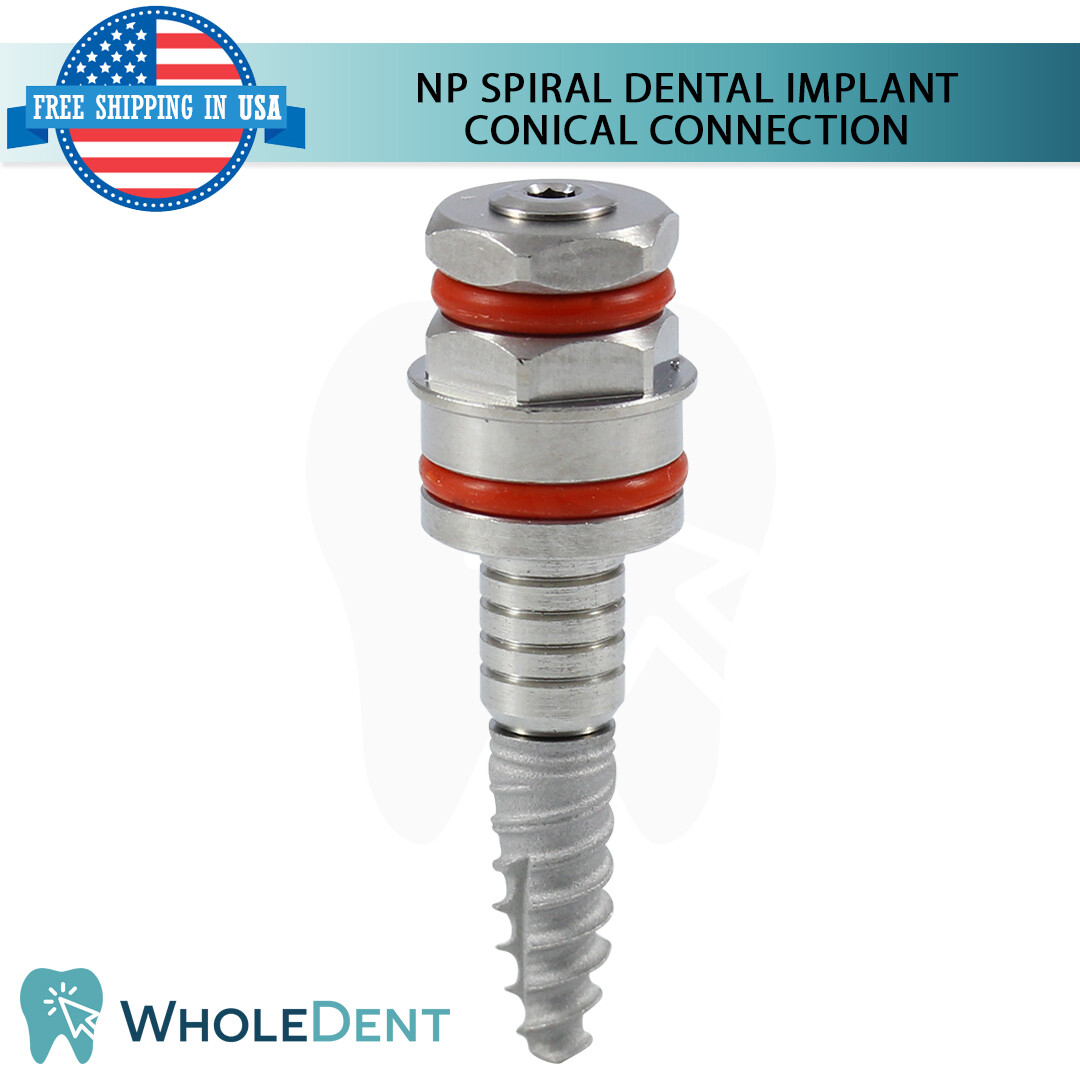X1 Narrow Platform Spiral Conical Connection Hex 2.25mm Dental Titanium Sterile