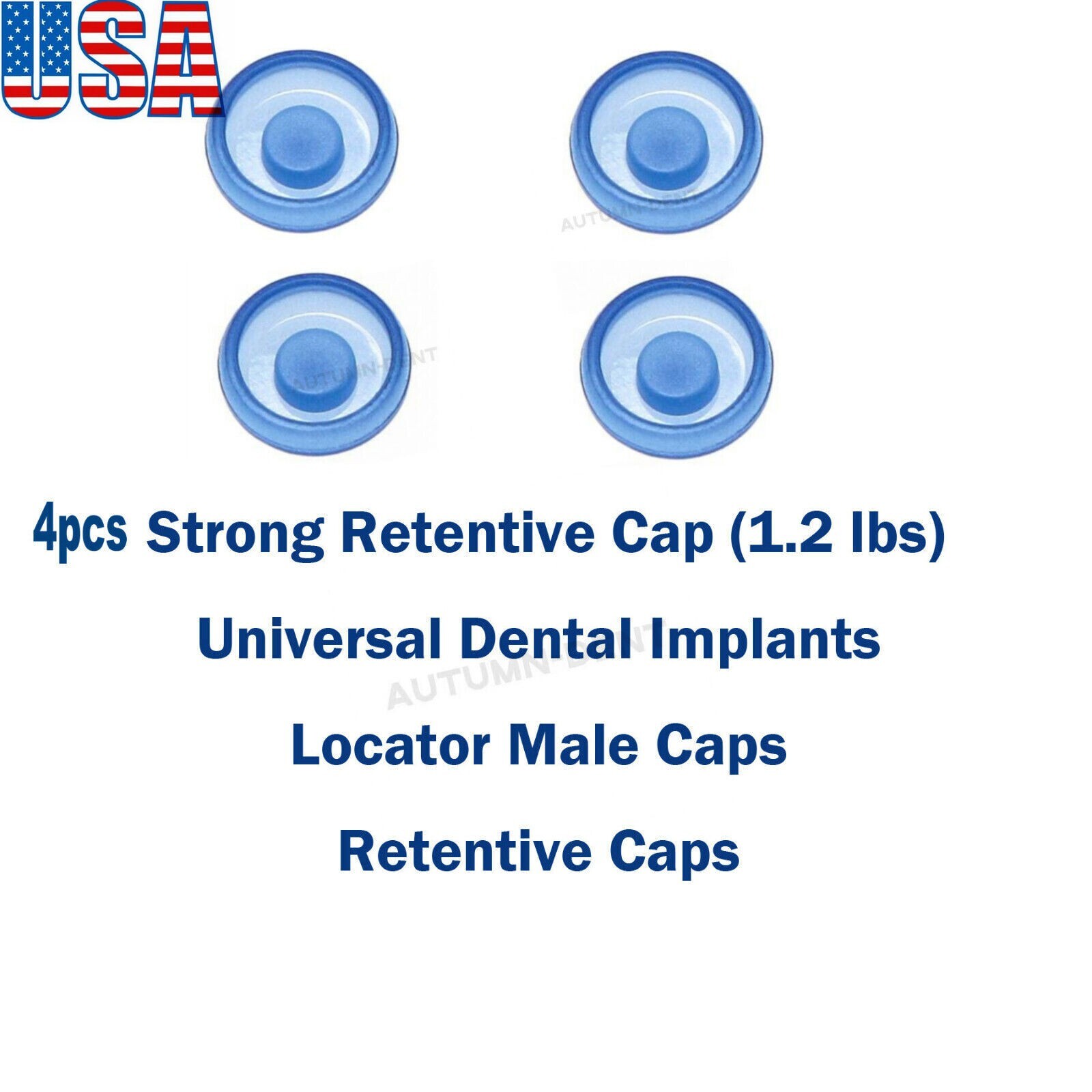 US Dental Attachment Abutment Male Cap for NOBEL Biocare Nobel Active Conical RP