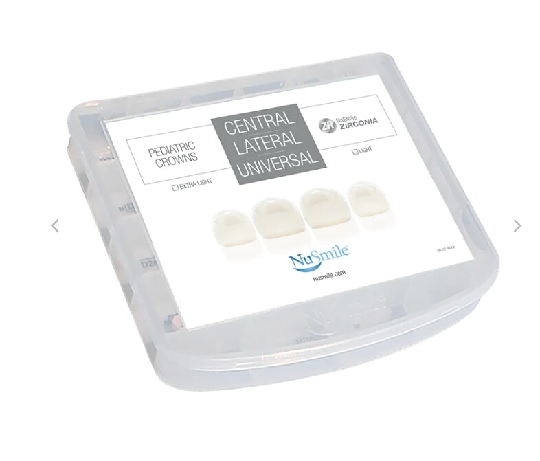 NuSmile ZR Zirconia Central – Lateral Starter Kit (20pcs)