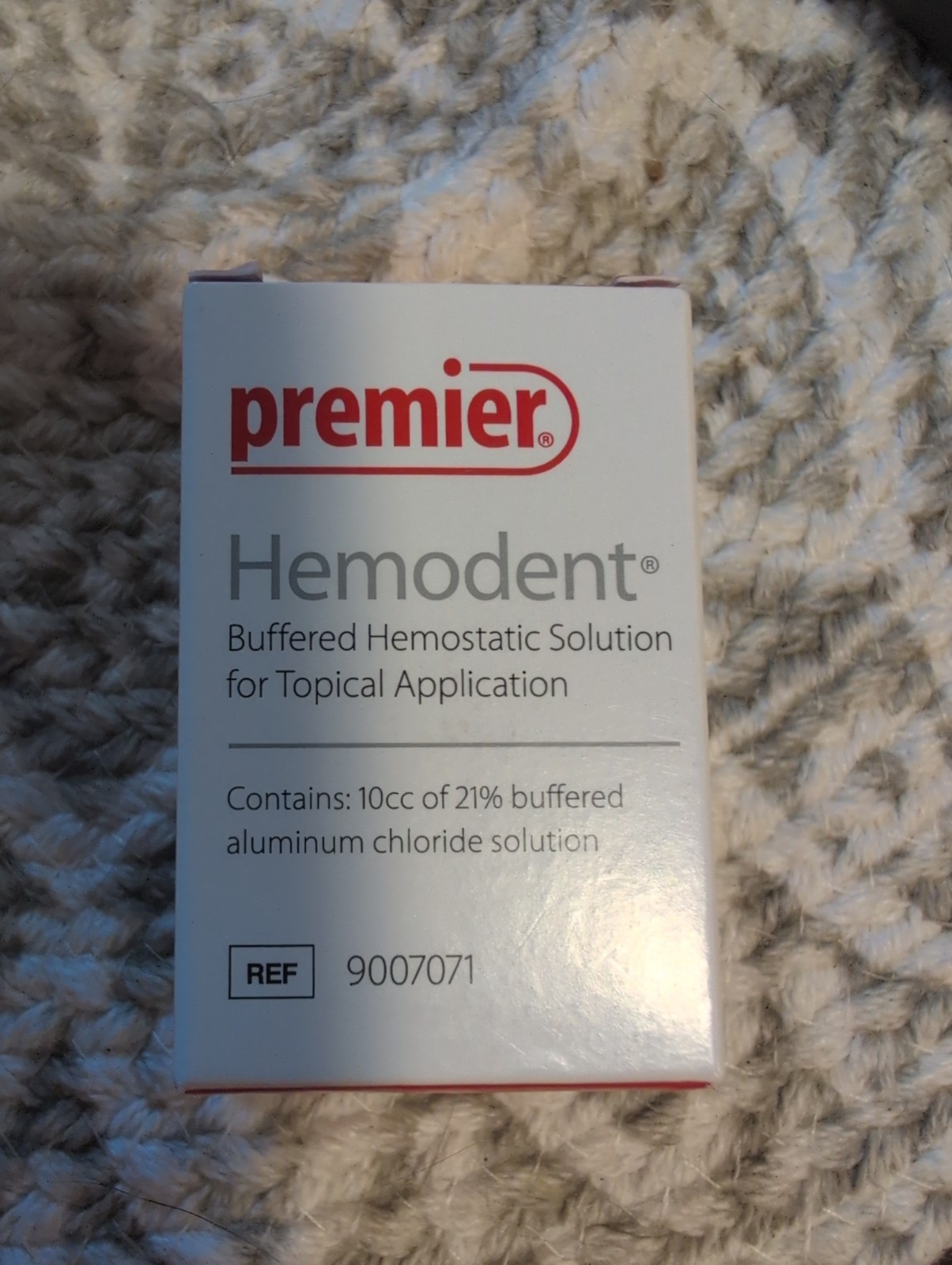 Premier Hemodent Buffered Hemostatic Solution Topical Application 20cc-#9007072