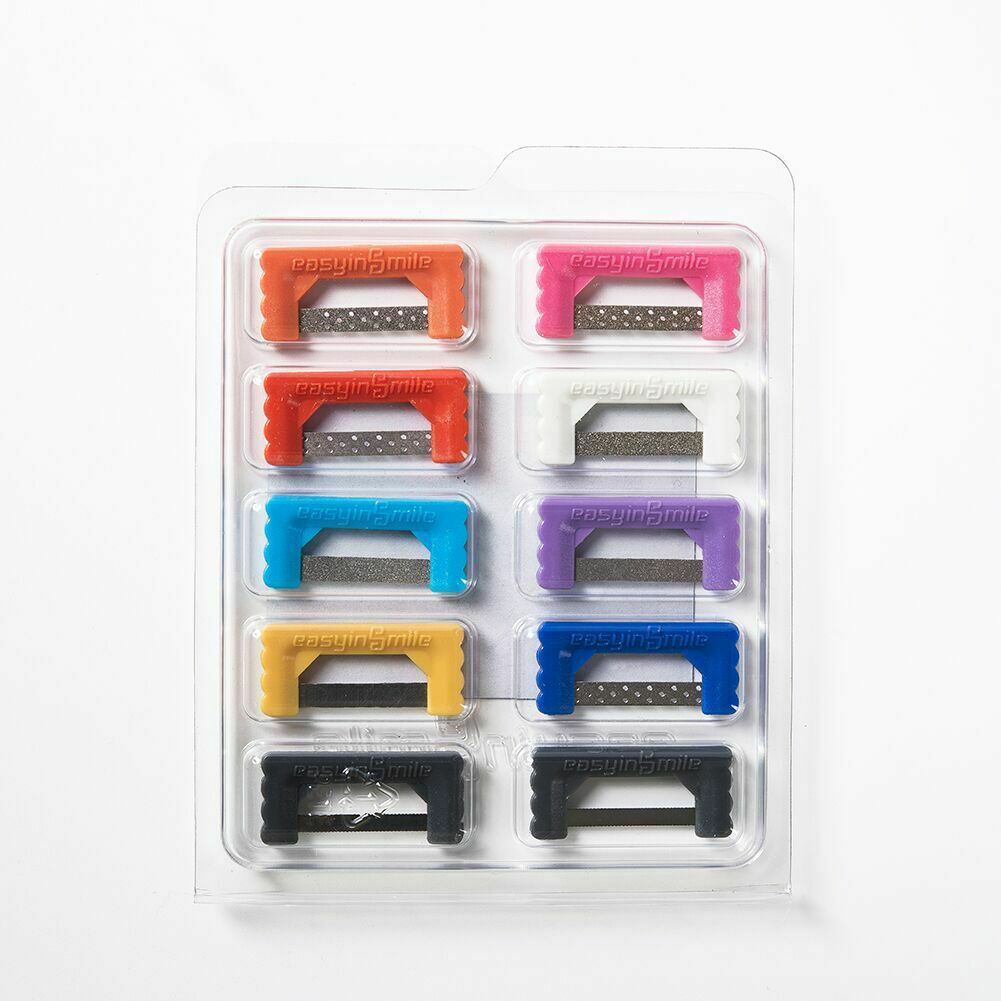 Dental Orthodontic Interproximal Reduction Strips Serrated File Quick Strip 10Pc