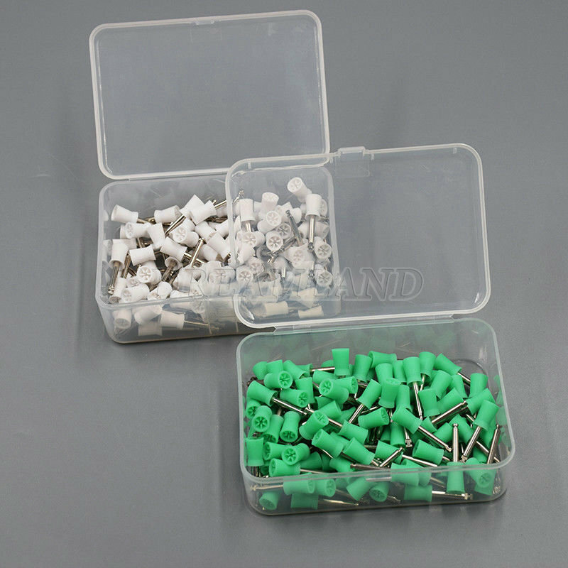 100pcs Dental Rubber Prophy Polish Polishing Cups Cup Latch Type