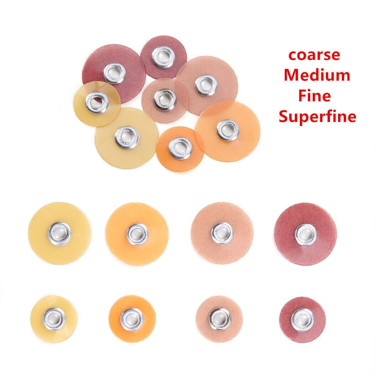 Dental discs SOFLEX Composite Finishing Polishing Discs 12.7mm Superfine/Mandrel