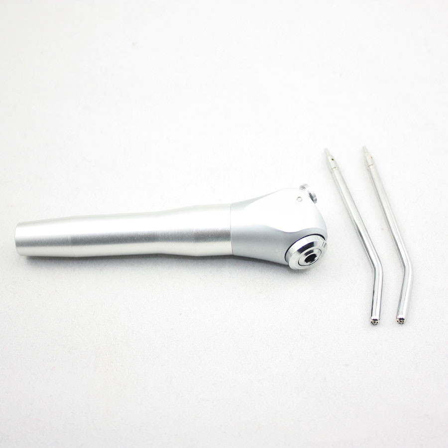 5 Sets Dental Air Water Spray Triple Syringe 3 Way Handpiece 2Nozzles Tips Tubes
