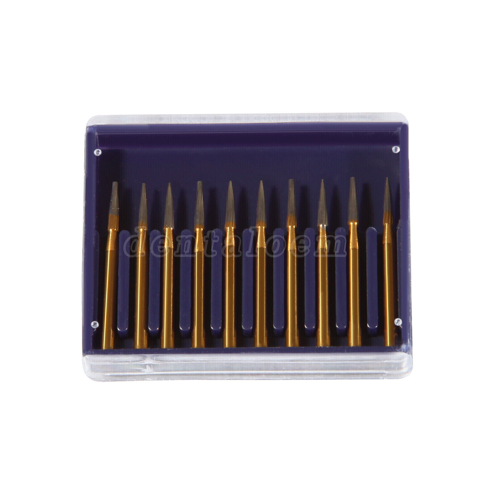 10 Pcs Dental Tungsten Carbide Trimming & Finishing Burs Drill Smooth FG 7901