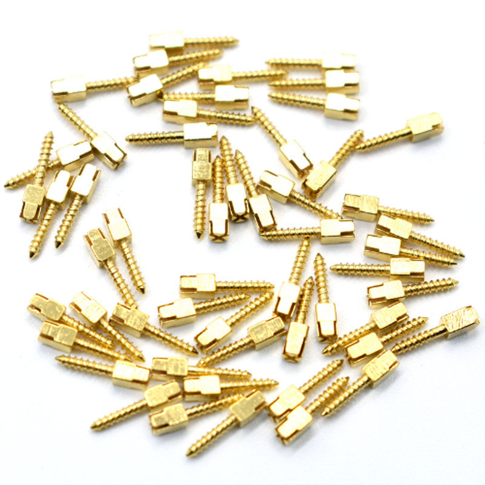 30 Pcs Dental Screw Post 24K Gold Plated Conical Refills S/M/L/XL For Root Canal