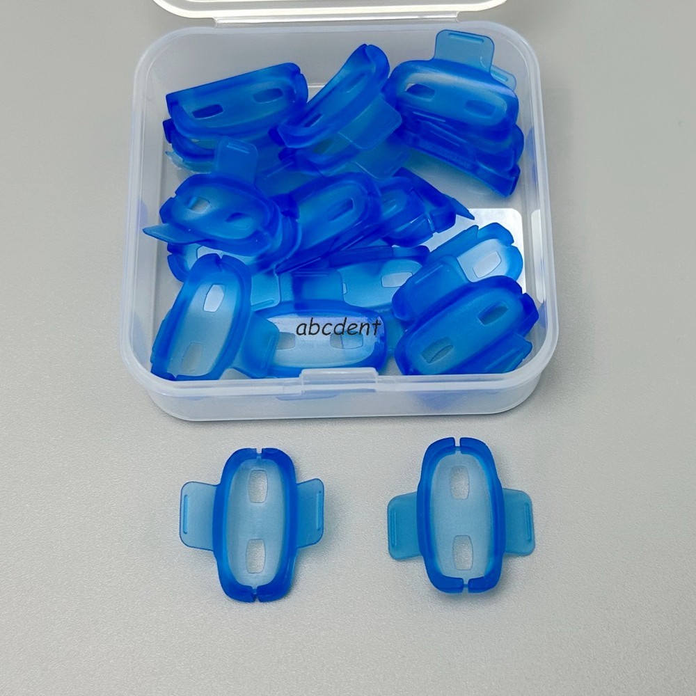 Dental Mini Dam MiniDam Rubber Dam Clamp Holder Gingival Guard Silicon Clips