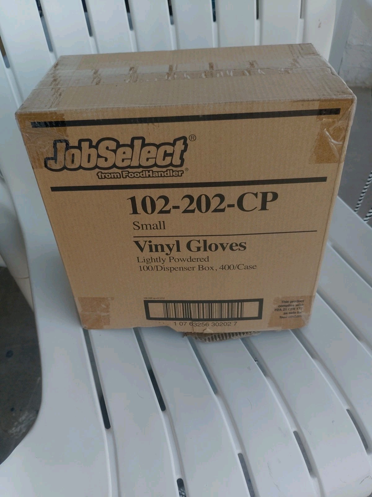 Vinyl Gloves Job Select Small Lightly Powered Food Handler Grade Case of 400