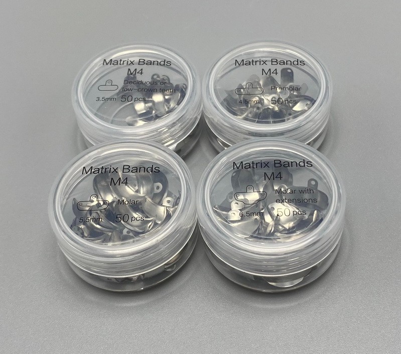 Dental Sectional Contoured System Matrix Bands M4 Metal Matrices Refill
