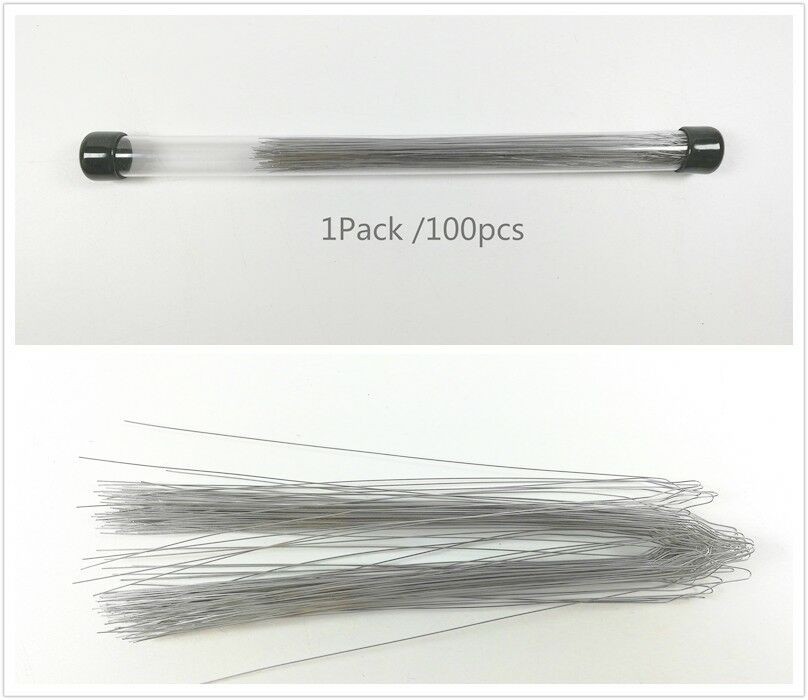 100Pcs Dental Ortho Preformed Bracket Preformed Ligature Wire Long/Short/Twisted