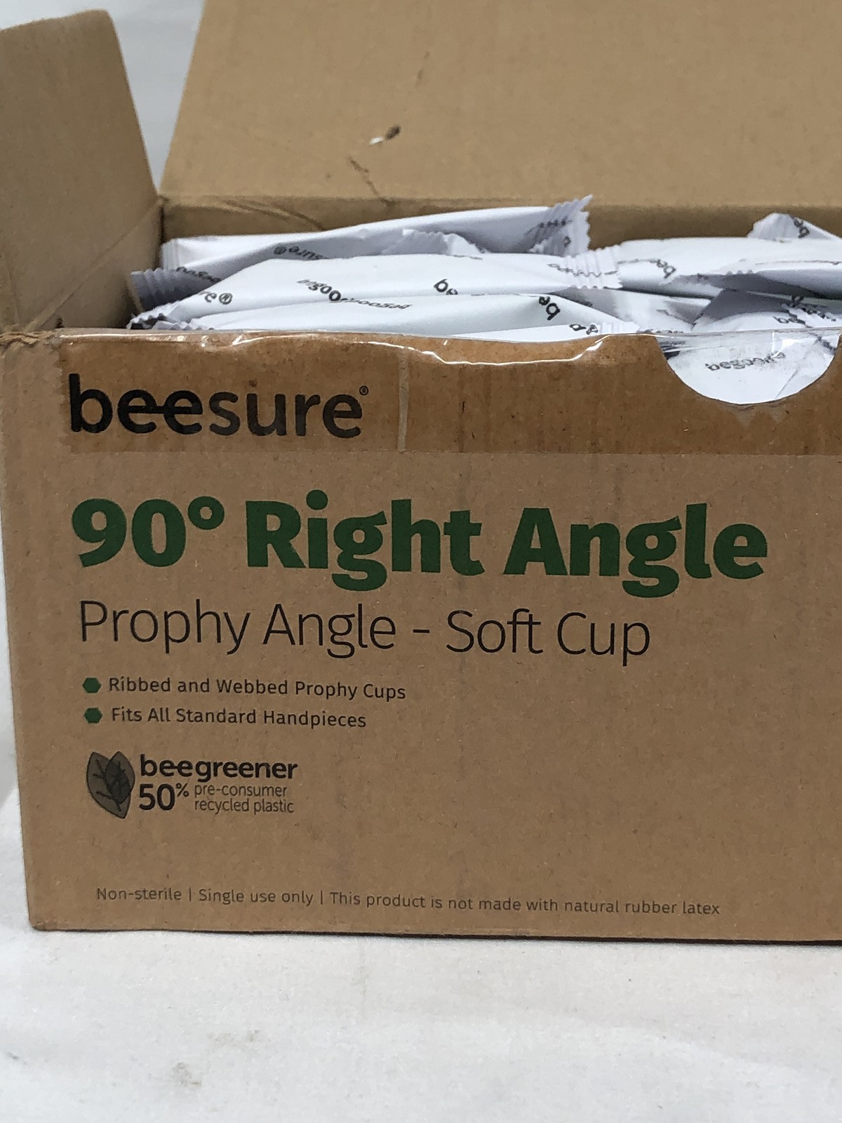 Beesure 90° Right Angle Prophy Angle Soft Cup 100 pcs
