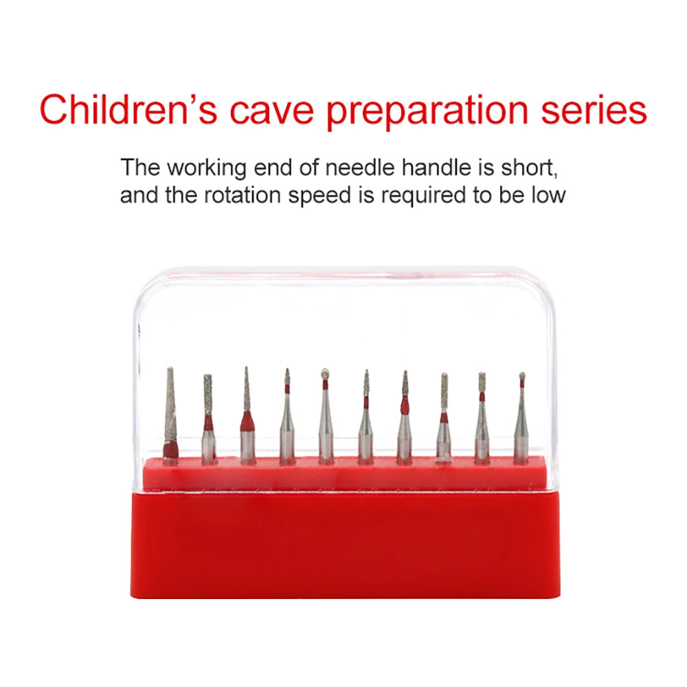 100pc Dental Diamond Burs children’s special burs CD Series Diamond Drills 1.6mm