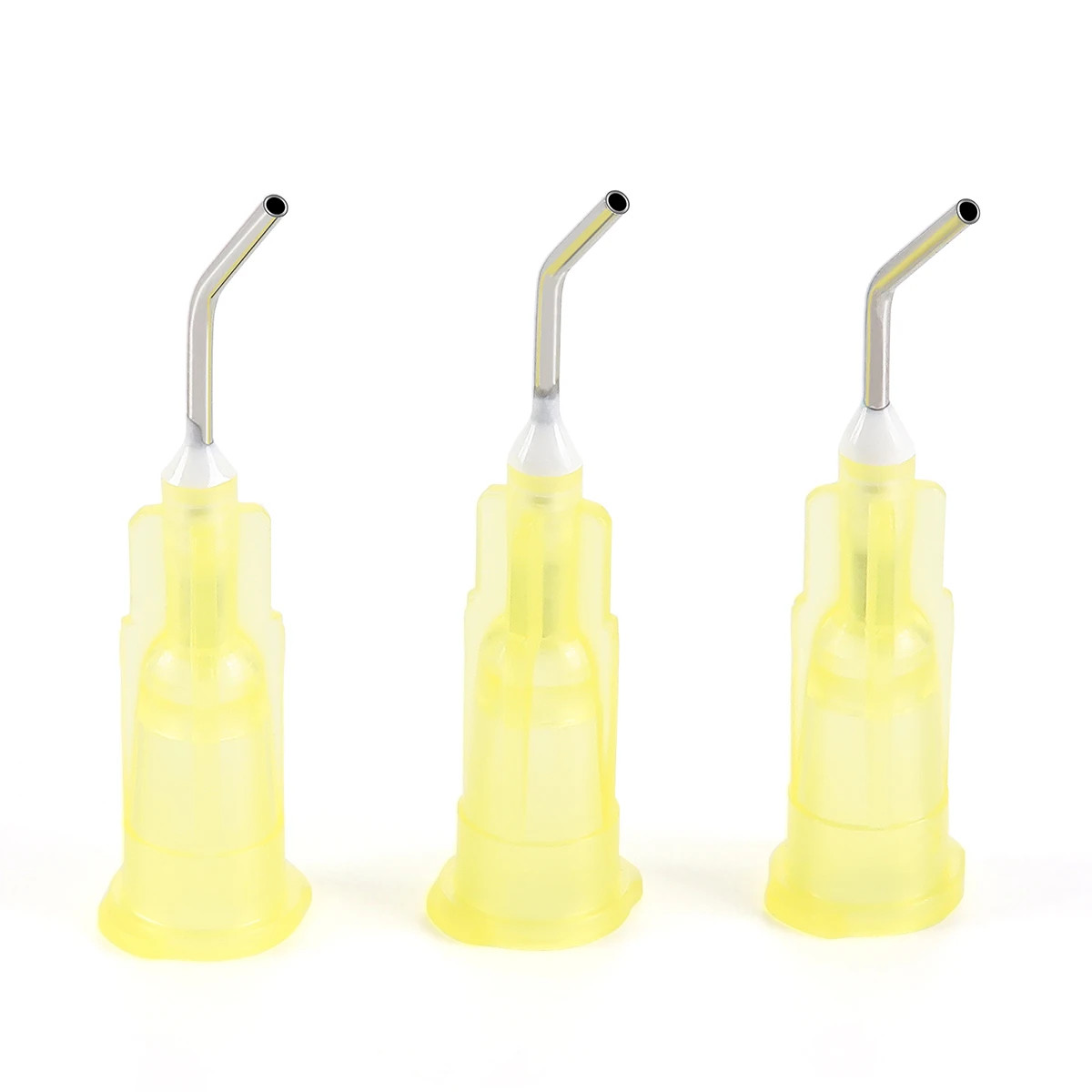 Dental Pre Bent Tips for Etch Gel Composite Flow Applicator 200PCS