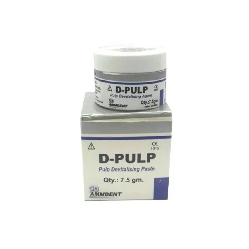 D-Pulp Dental Pulp Devitaliser Paste Jar of 7.5gm by Ammdent (Fast Ship).