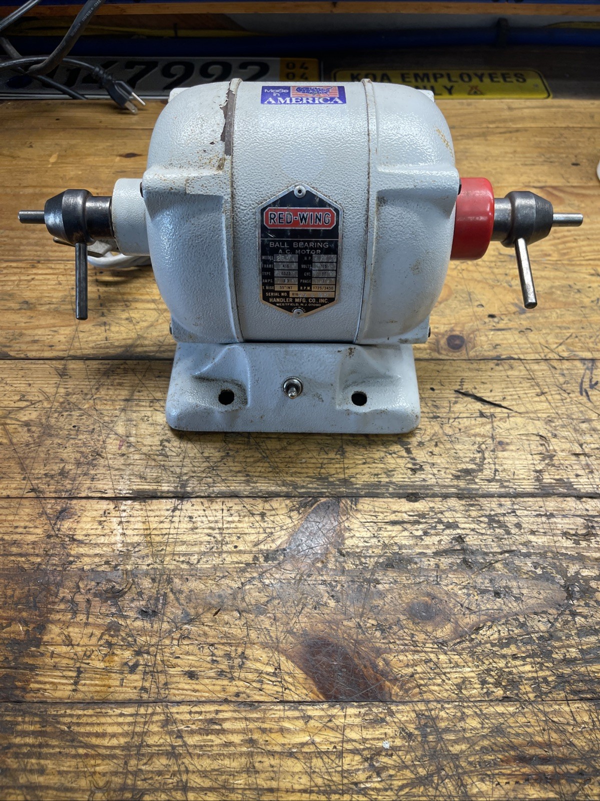 Red Wing Handler Mfg. Model 26A Lathe – Dental / Jewelry Polishing Lathe
