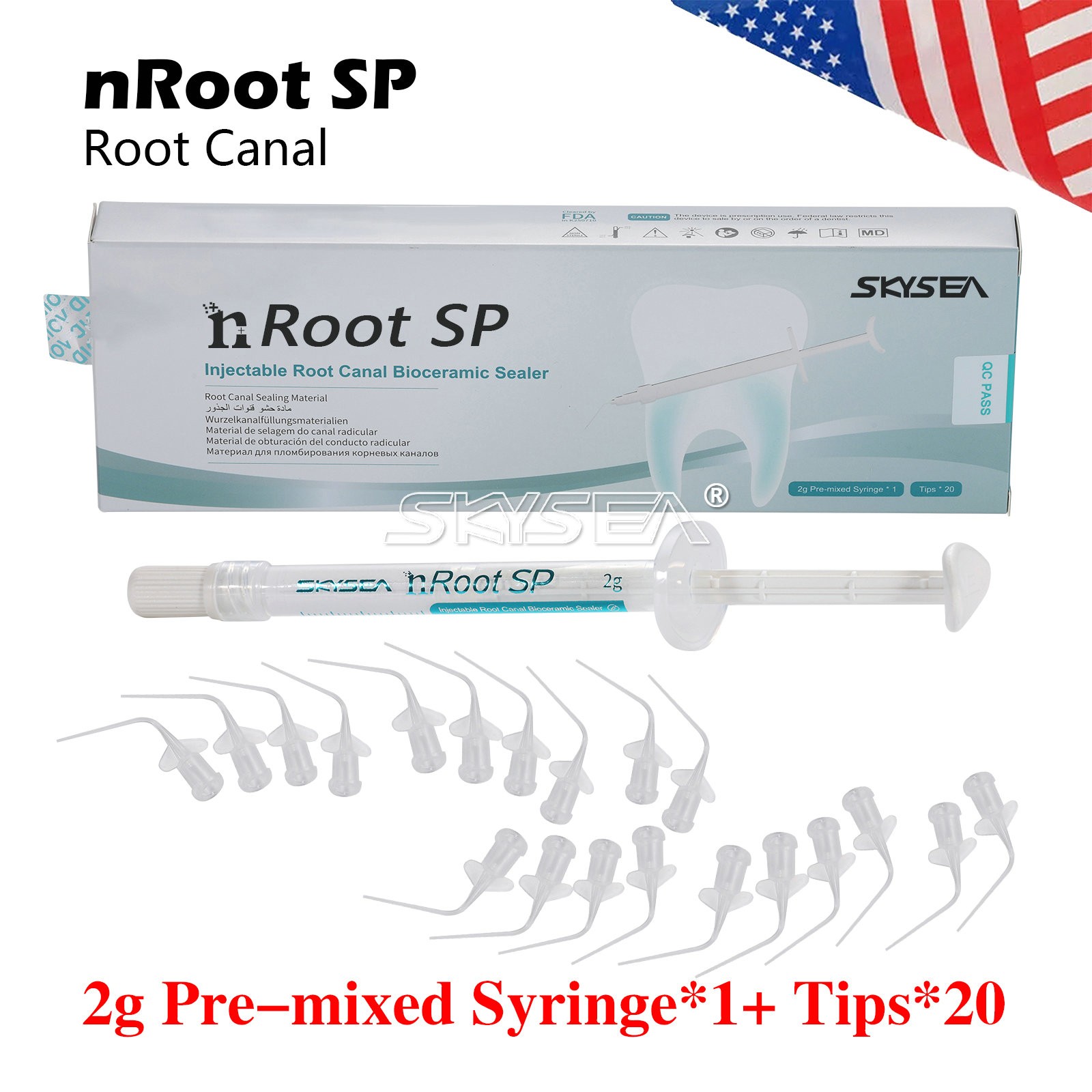 Dental Injectable Root Canal Bioceramic Sealer Endodontic Sealing Material Fill