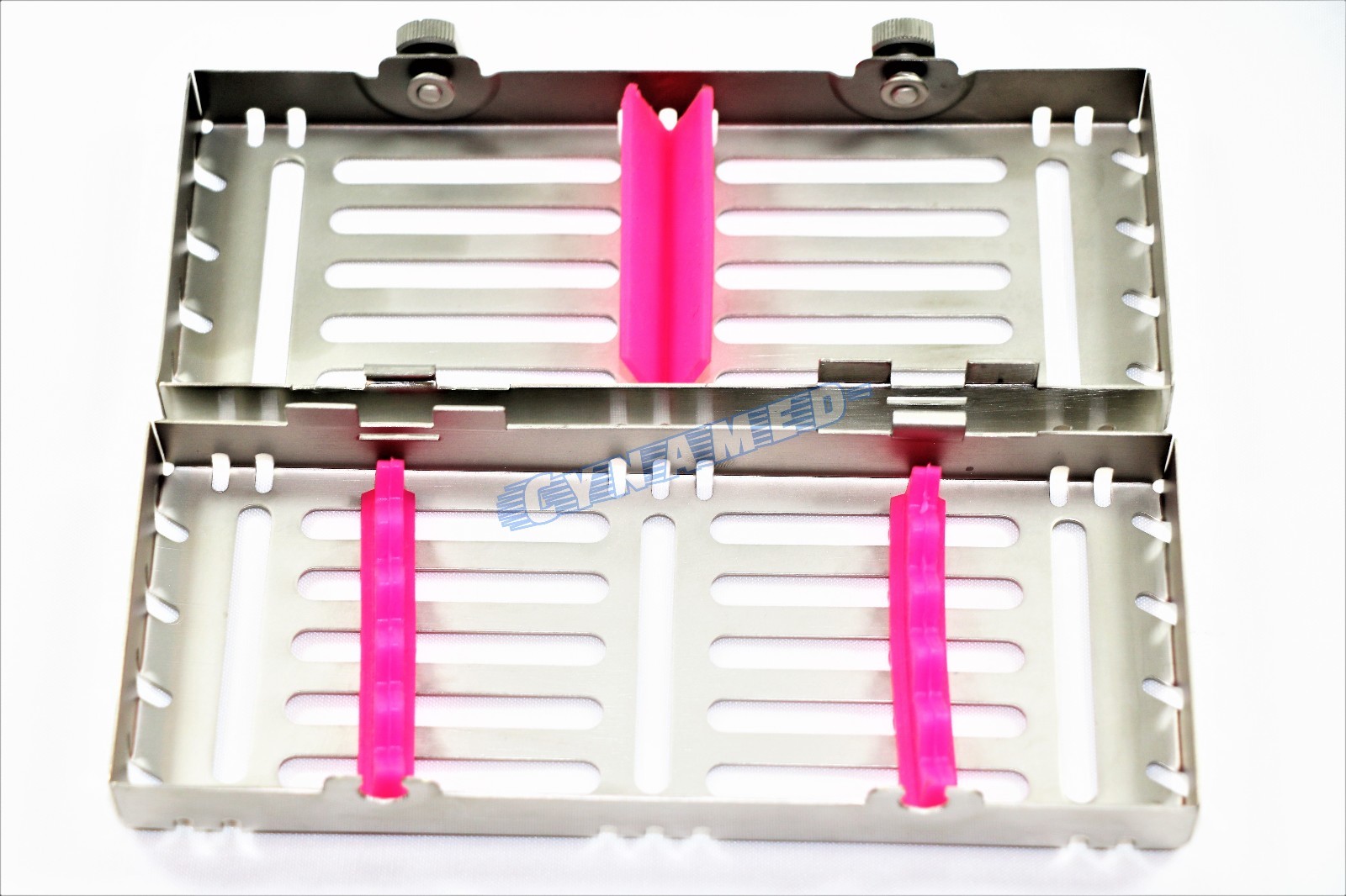 DETACHABLE STERILIZATION RACK DOUBLE BUTTON GERMAN GRADE FOR 5 INSTRUMENTS 2PCS