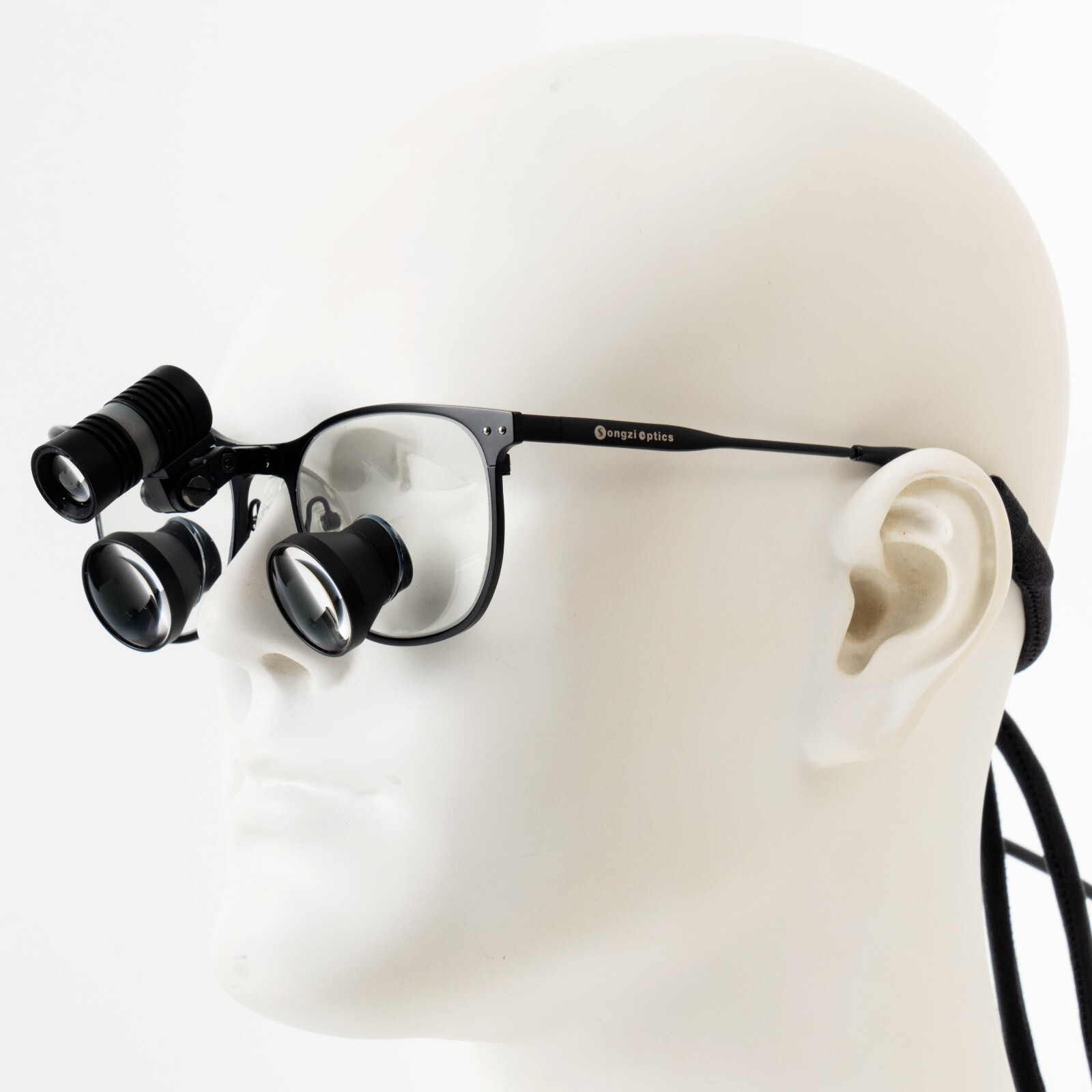 2.5X 3X 3.5X TTL Titanium Frame Dental Surgical Loupes with LED Headlight