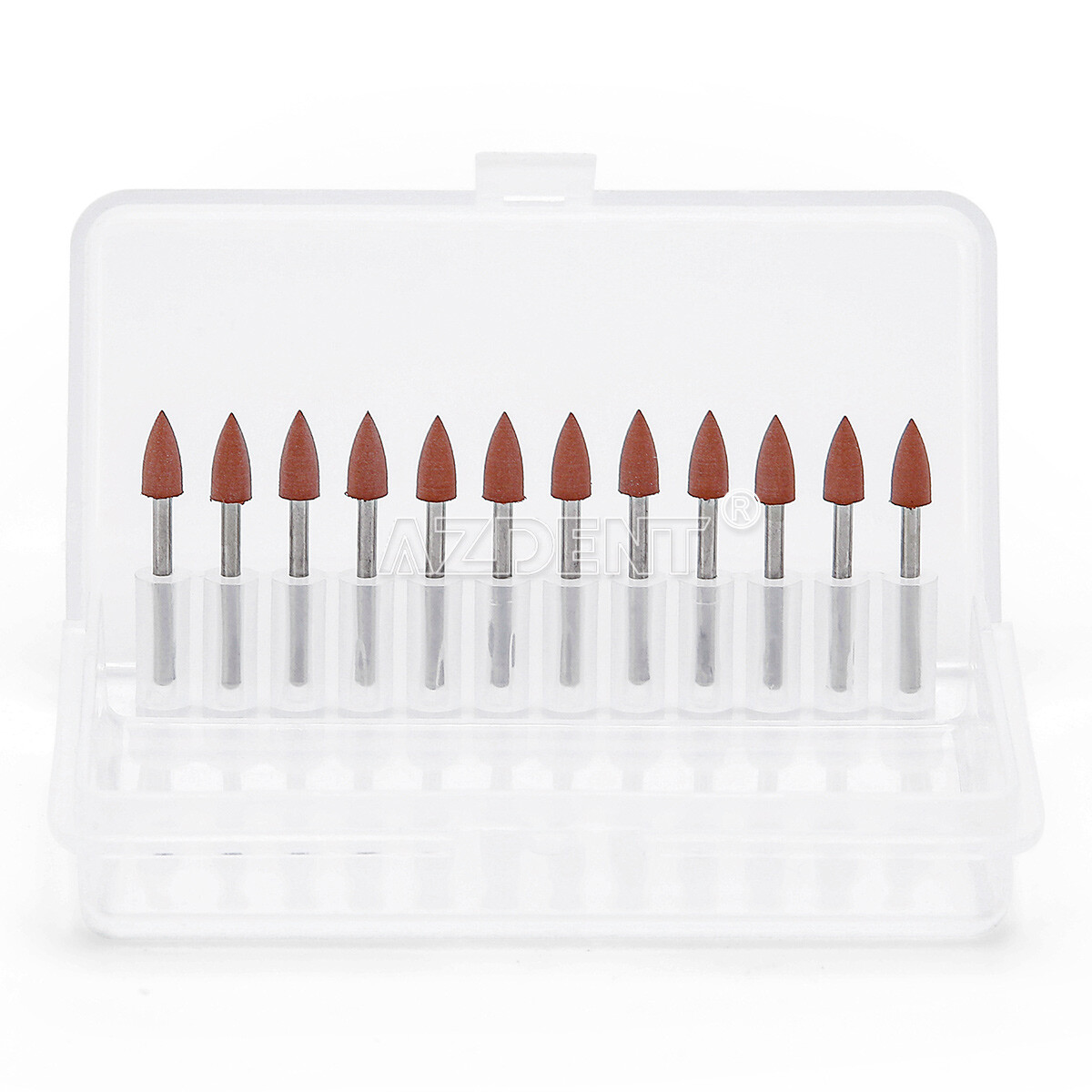 60PCS Dental Polishing Polishers Bur FG 1.6mm Mini Points Brownie Friction Grip