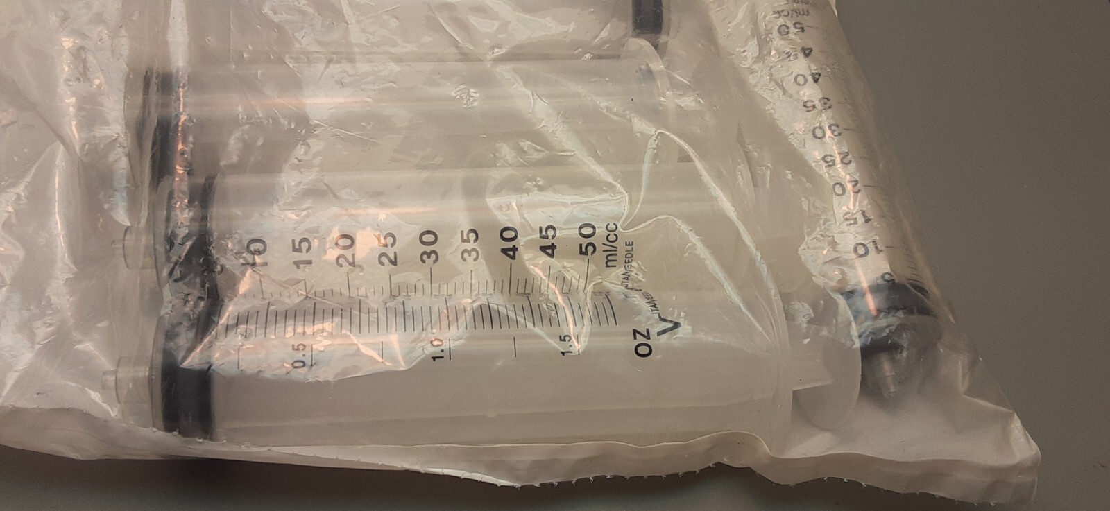 50mL Luer Lock,Plastic (sealed bag of 10)