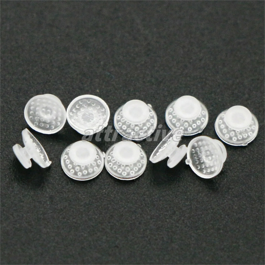 Dental Round Lingual Button Ceramic Clear Invisable Retainer Aligner Bondable