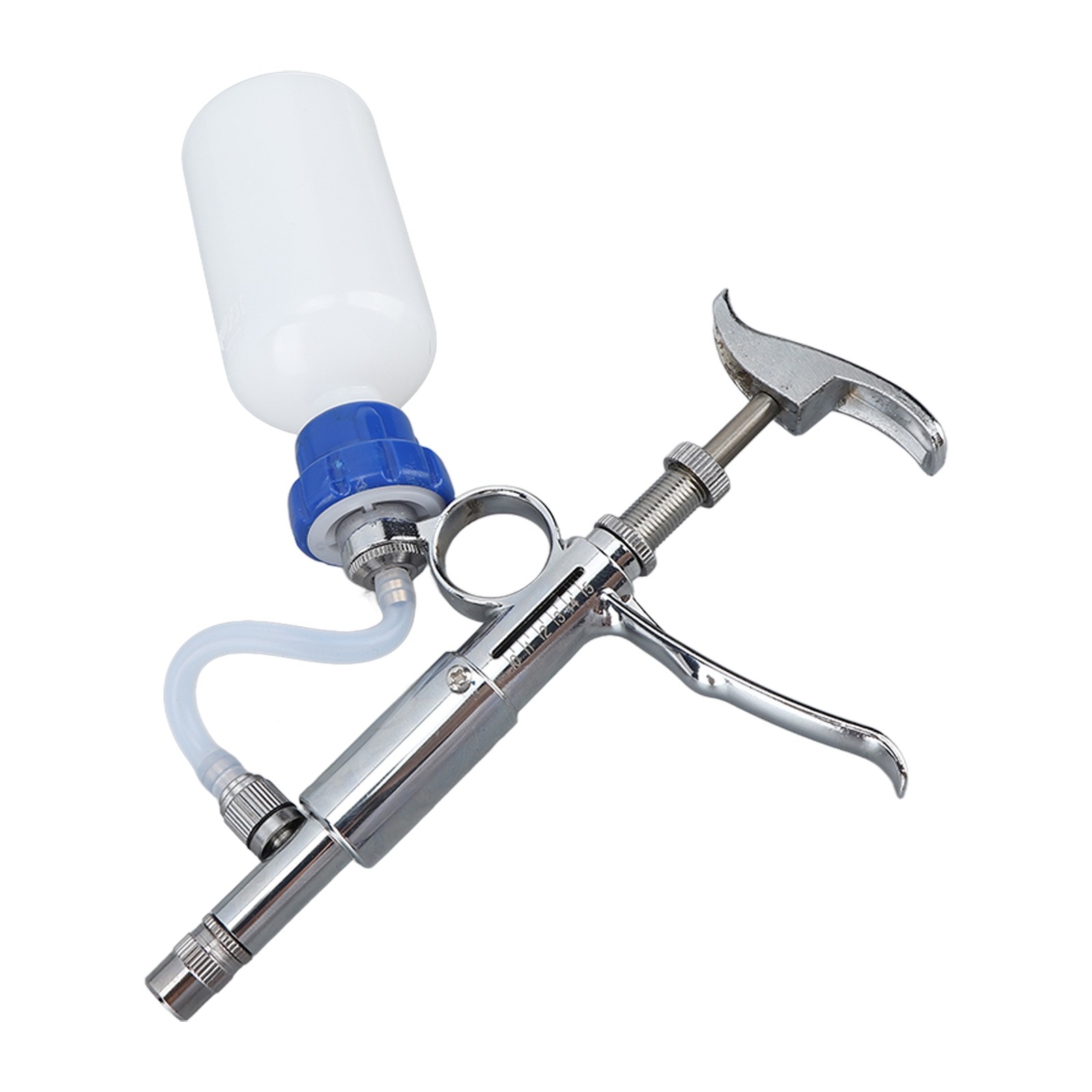 Adjustable Continuous Injection Syringe Stainless Steel Plastic Animal US