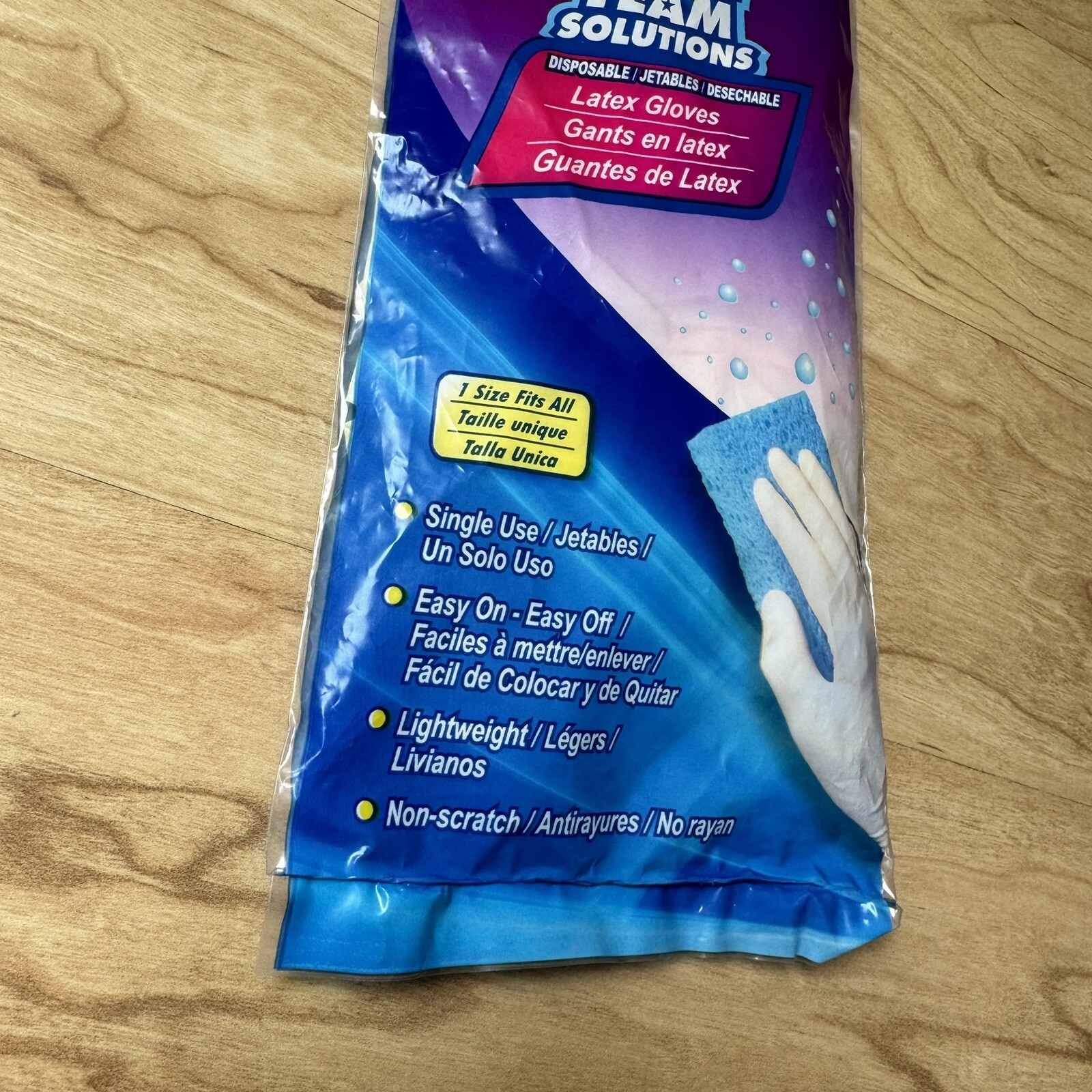 10 PACK LATEX DISPOSABLE GLOVES CLEAN TEAM SOLUTIONS SINGLE USE BSI BRAND NEW