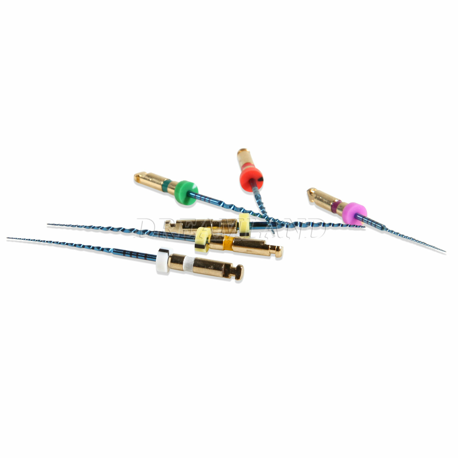 6pcs Dental NiTi Super Files Rotary Tip Endodontic Endo Motor Root Canal 25mm