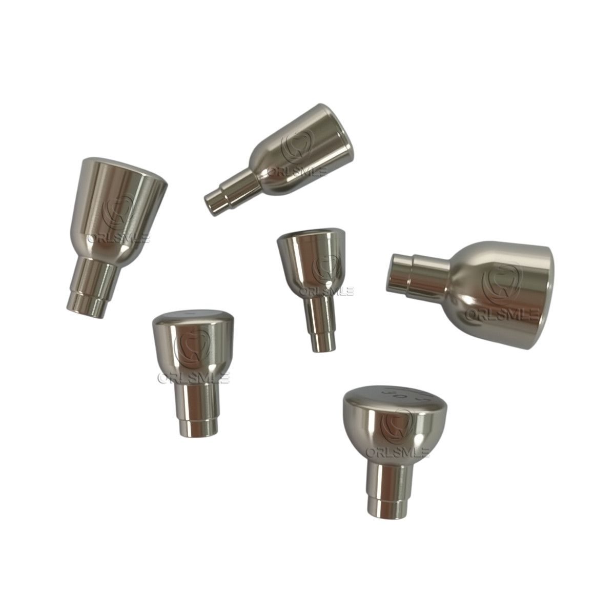 5 pcs Healing Abutment compatible with Bicon 2.0 /3.0 Post Diameter 4.0/5.0/6.5