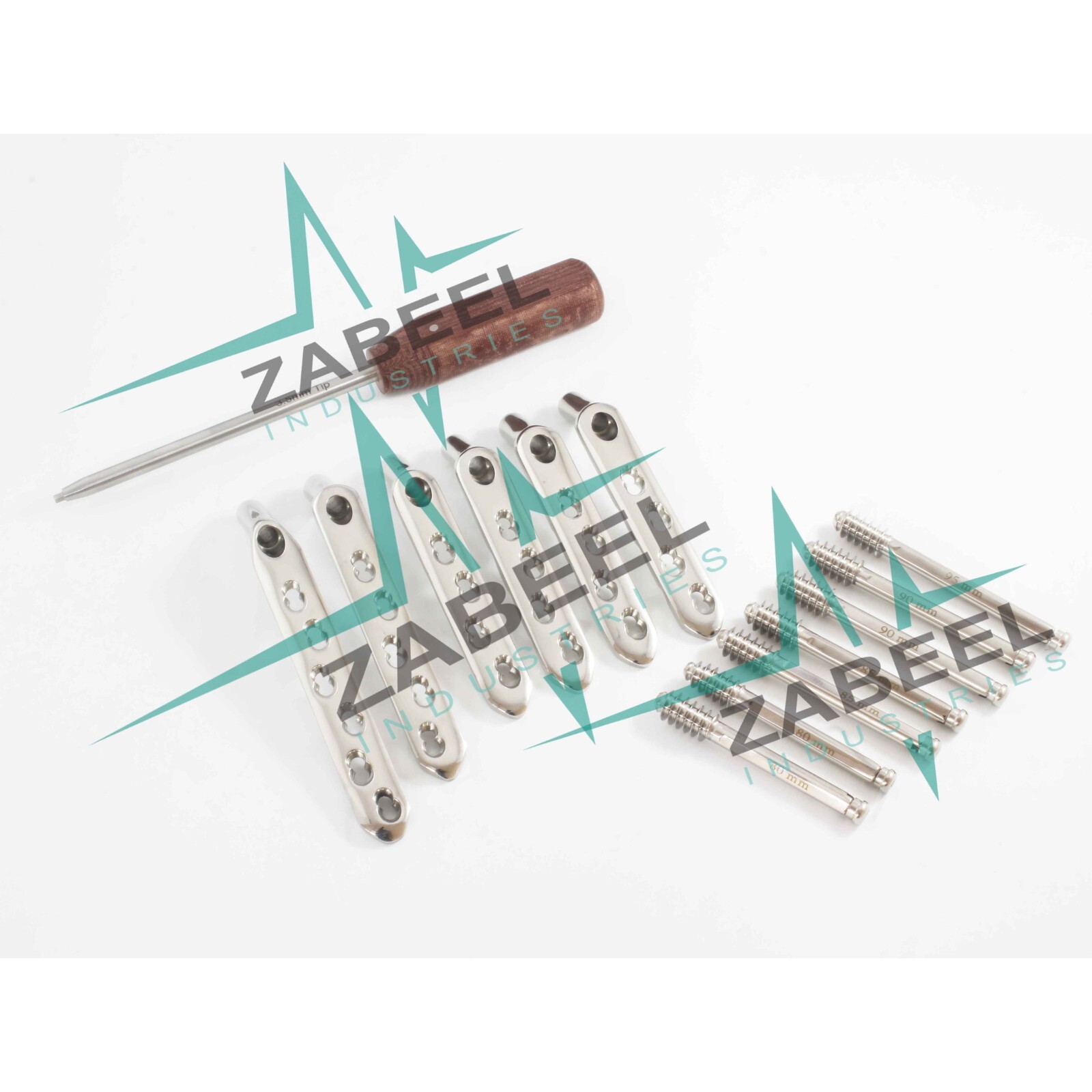DHS 135 Locked Plate With Screw Of 12.5mm ( 17 Pcs) Set By ZaBeel Industries