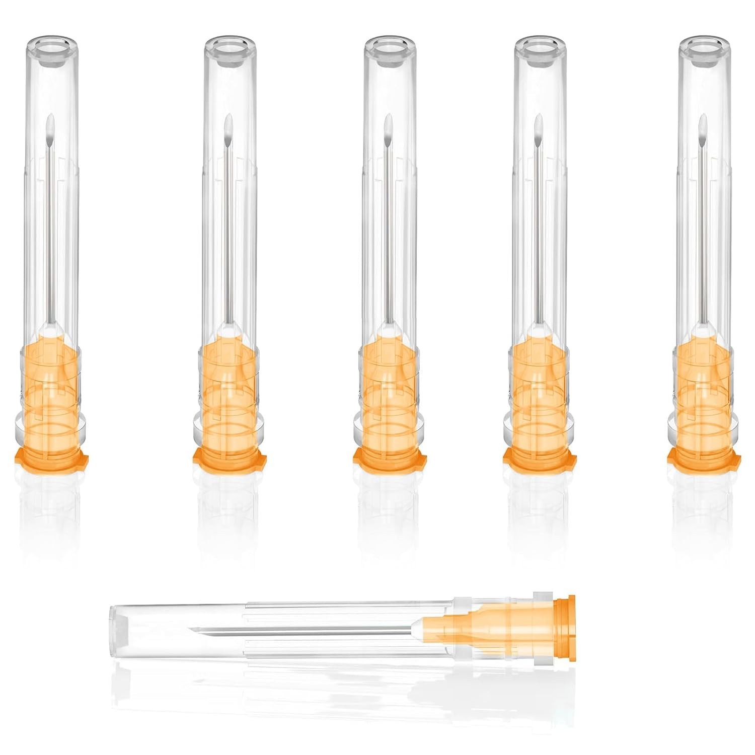 100-Pack 25Gauge 1 Inch Lab Needles – Safe for Medical, Craft, & Veterinary Use