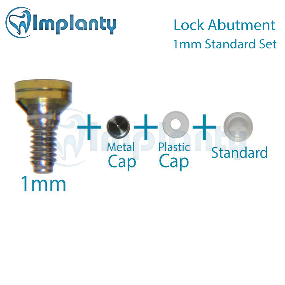 Lock Prosthetic Standard Silicone Set 1mm Dental Fixture Titanium Int Hex