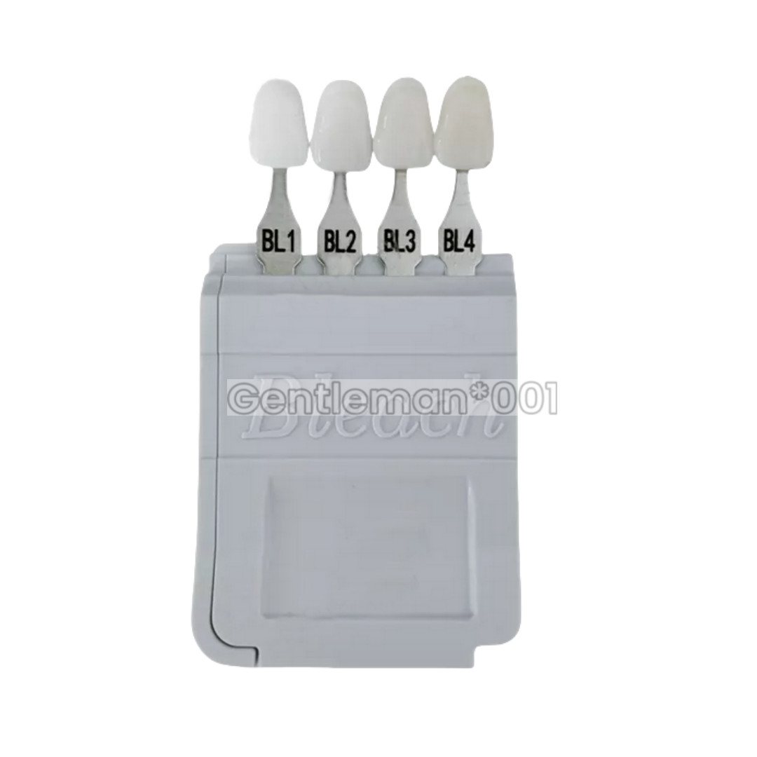 Dental Bleached A-D Shade Guide Bleached Chart Teeth Whitening Based Vita