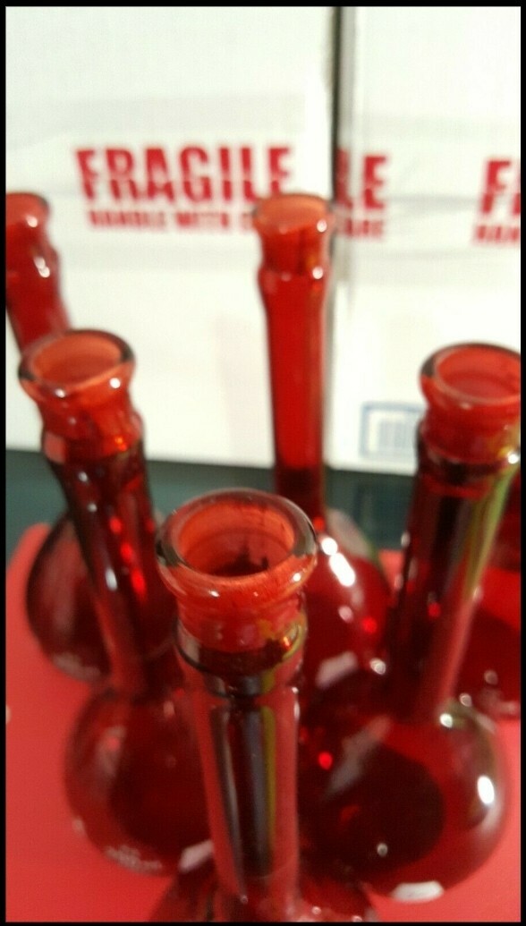6/PK Kimax 200mL RaySorb Class A Red Glass Volumetric Flask 28016 R/CZ10