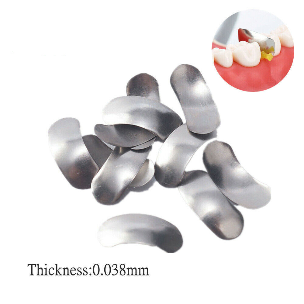 Dental Sectional Contoured System Matrices Matrix Bands Resin Refills Ring Clamp
