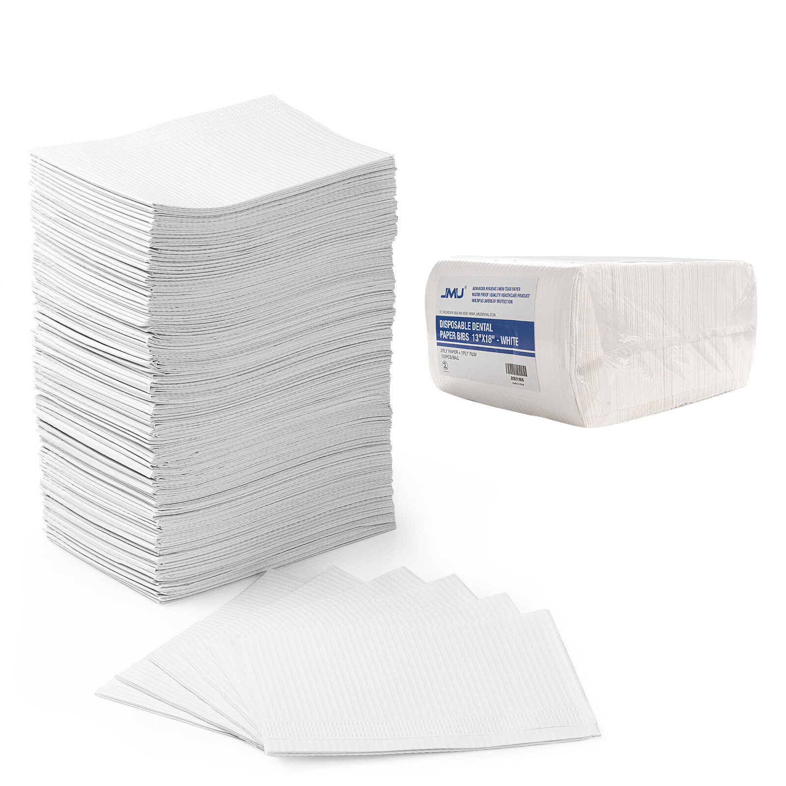 3-Ply Dental Bibs Disposable 500 Dental Bibs 13″x18″ Waterproof Tattoo Bib PURPL