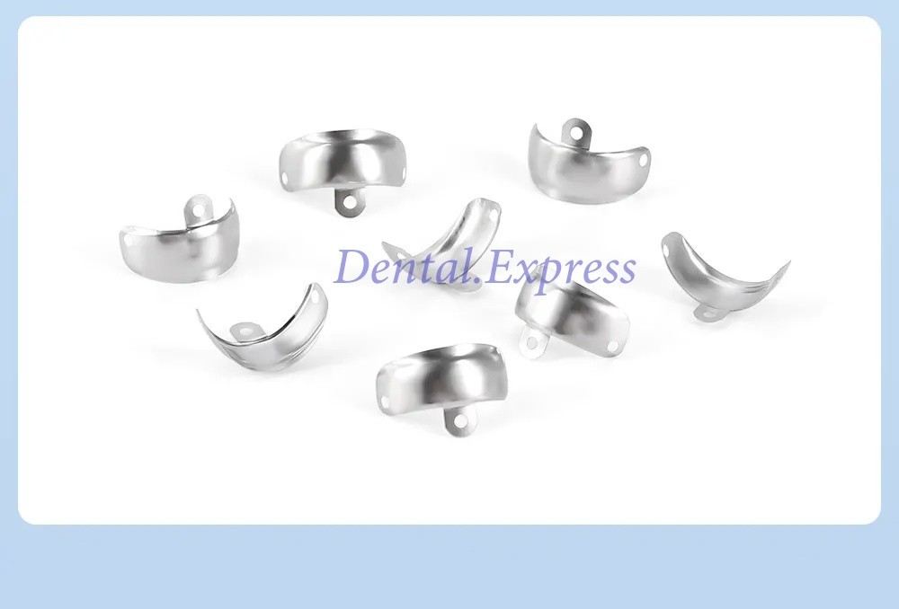 50Pcs Dental Metal Matrices Sectional Contoured Molar Matrix Refill Soft Band