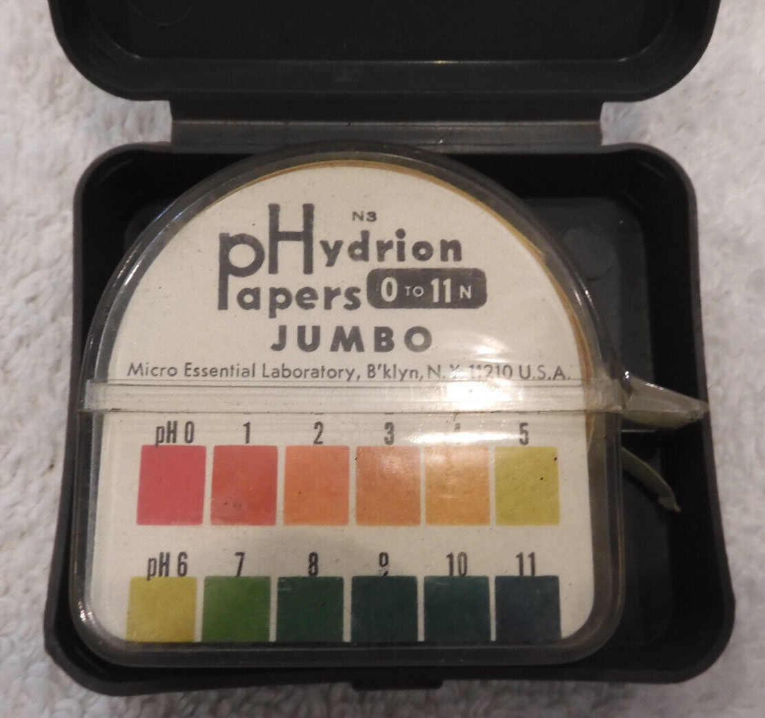 HYDRION JUMBO MICRO ESSENTIALS 8.0-9.5 pH Test Papers HJ636 Jumbo