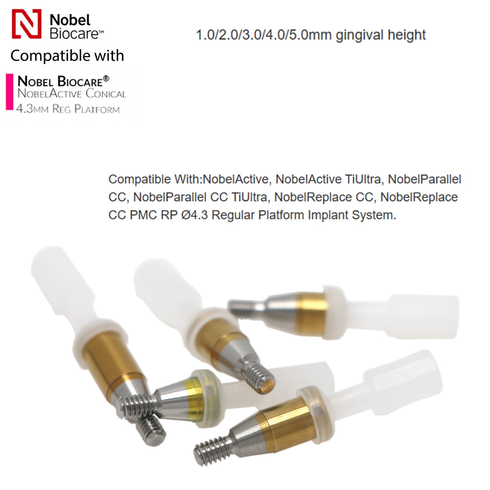 US Dental Attachment Locator Abutment for Hiossen/Zimmer/Nobel Biocare/Bego/Mis